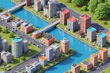 Aperçu du jeu de simulation mobile