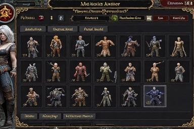 Capture d'écran 1 du jeu montrant l'interface utilisateur
